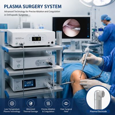 comprar Sistema de cirugía de plasma artroscópico mínimamente invasivo a baja temperatura con temperatura de trabajo de 40-70 °C para electrodo quirúrgico de plasma RF online manufacture