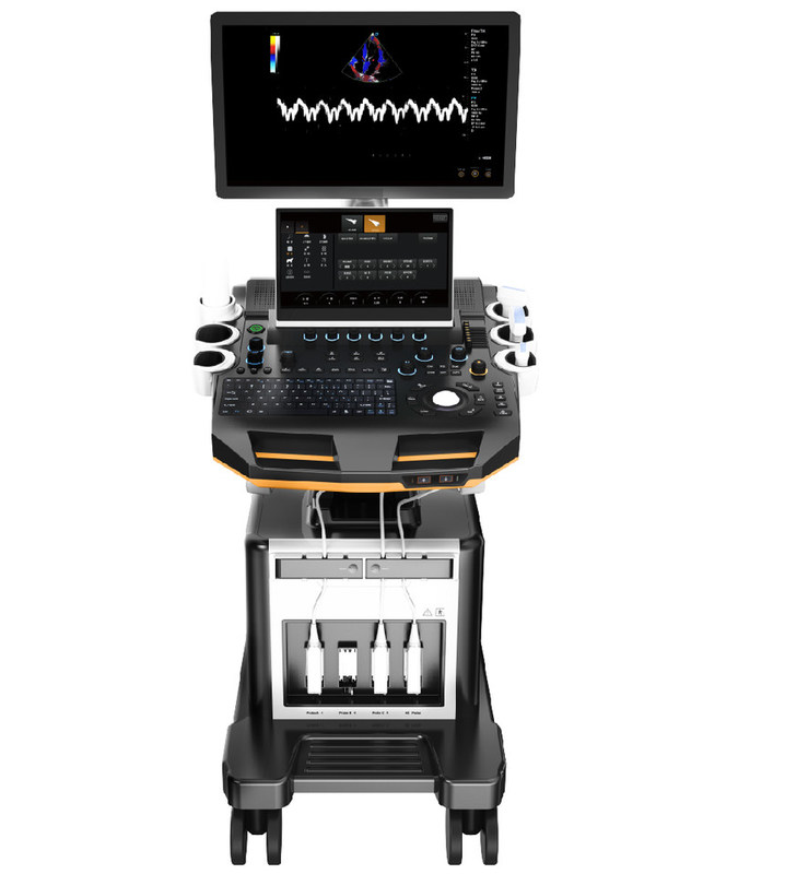 Máquina de ultrasonido veterinario Doppler color 3D/4D, sistema profesional de imágenes de animales pequeños con pantalla LCD de 21,5 pulgadas