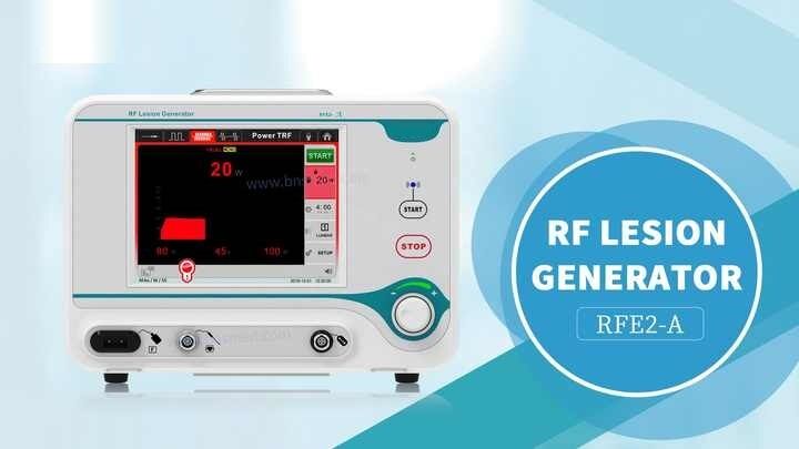 MDR CE 1 canal RF lesión generador electroquirúrgico de alta frecuencia manejo del dolor monitoreo de impedancia