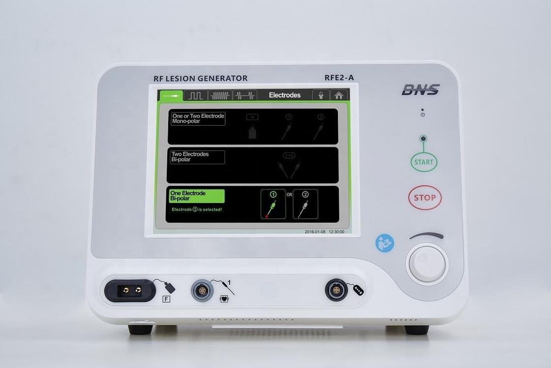 MDR CE 1 canal RF lesión generador electroquirúrgico de alta frecuencia manejo del dolor monitoreo de impedancia