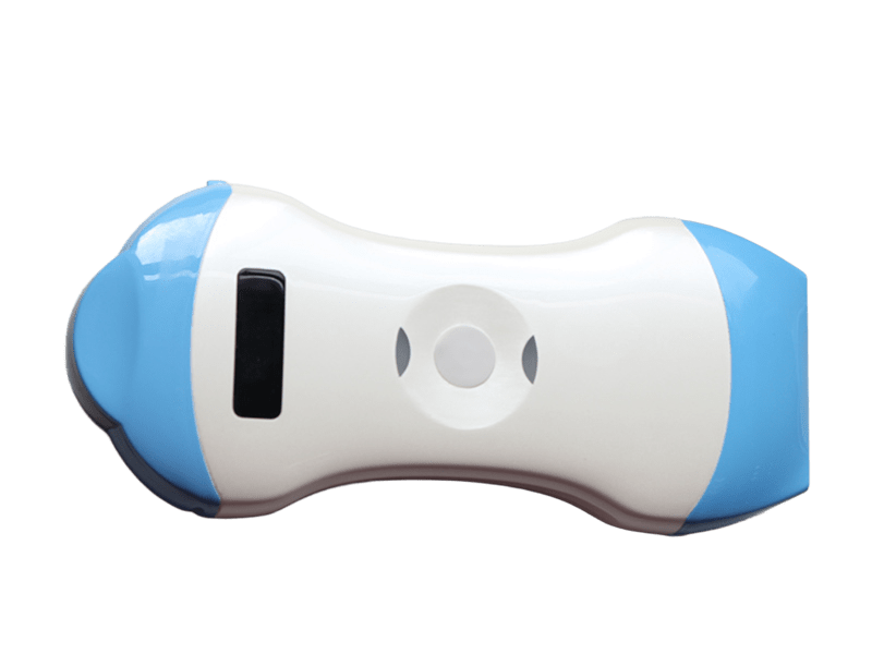 Sonda de ultrasonido portátil inalámbrica de 128 elementos con transductor lineal y microconvexo de doble cabezal para POCUS e imágenes veterinarias