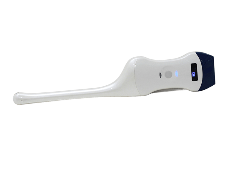 Sonda de ultrasonido lineal inalámbrica de 128 elementos con imágenes transvaginales para guía con agujas y salud de la mujer