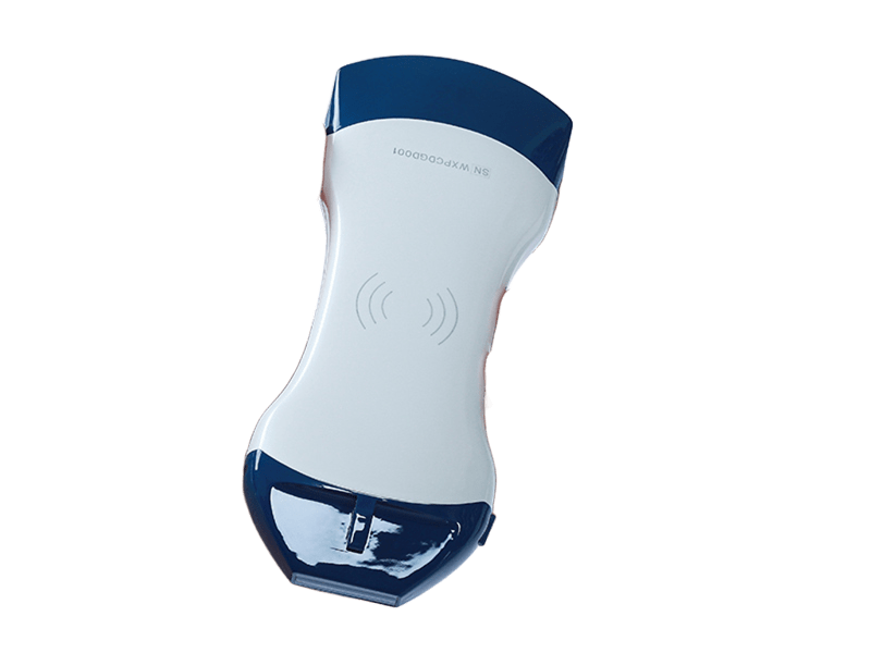 Escáner de ultrasonido inalámbrico de doble cabezal con sonda lineal de alta frecuencia para colocación de PICC y acceso vascular