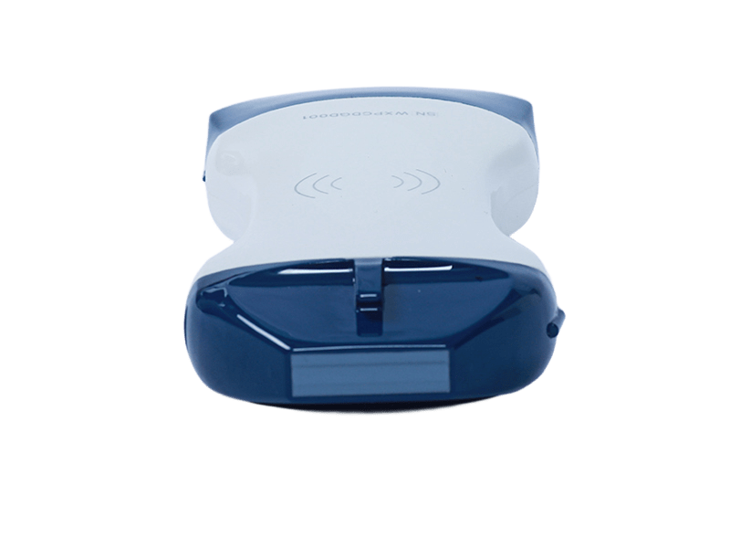 Escáner de ultrasonido inalámbrico de doble cabezal con sonda lineal de alta frecuencia para colocación de PICC y acceso vascular